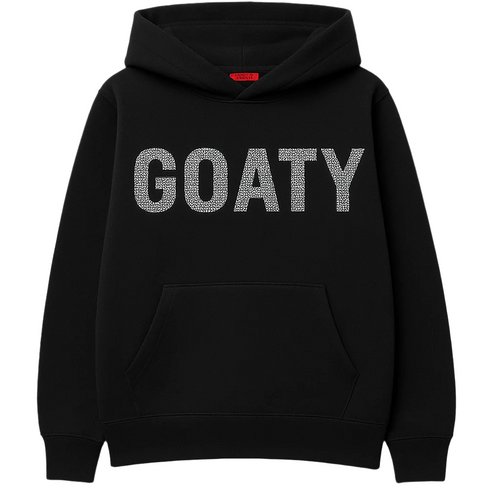 GOATY  Logo Hoodie – Jet Black